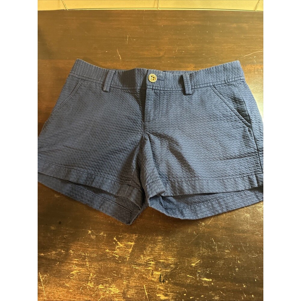 Women's Size 4 Lilly Pulitzer Navy Blue The Callahan Shorts